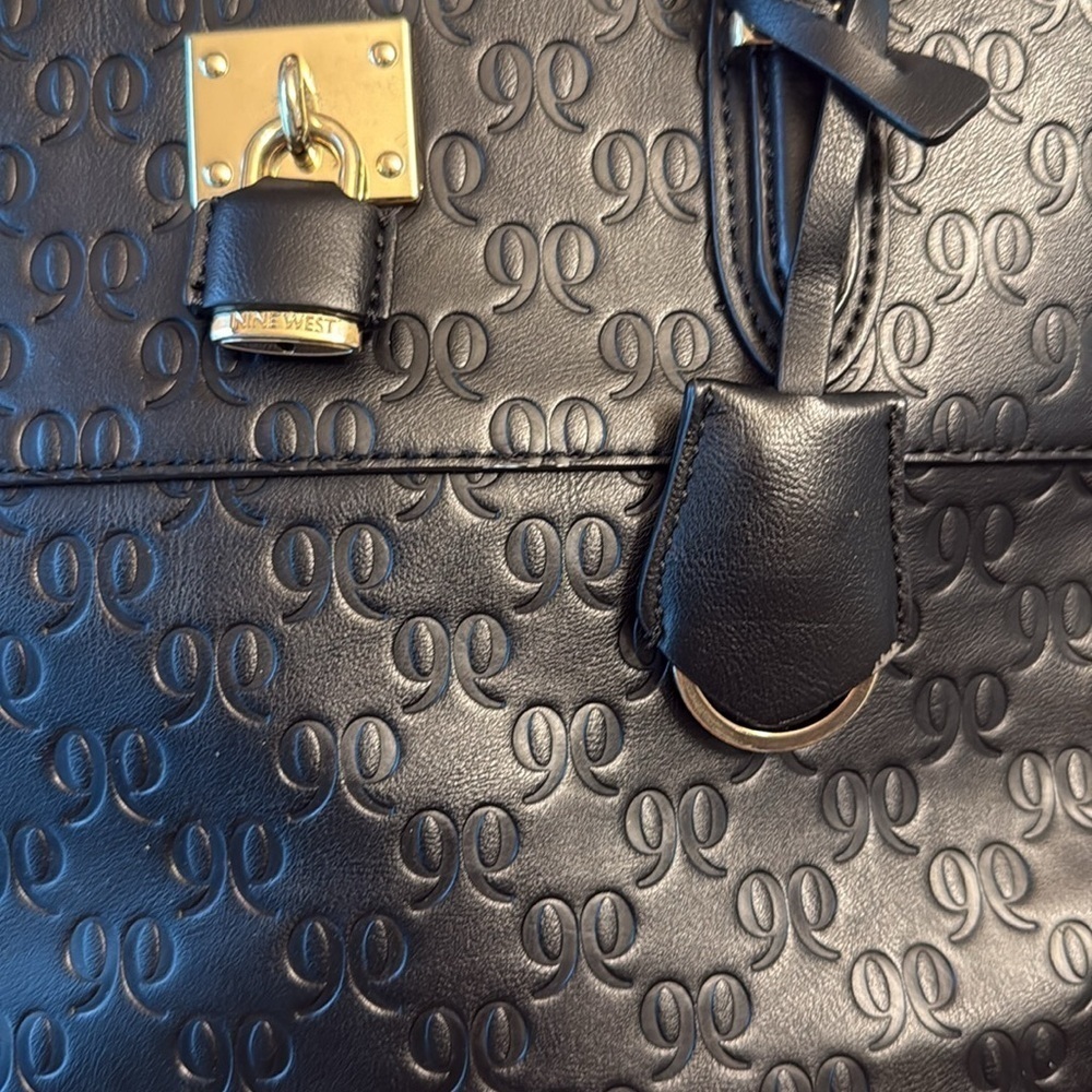 Nine West signature 9 bag black - Picture 9 of 12